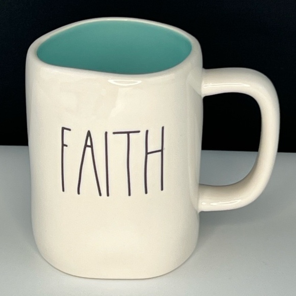 Rae Dunn - 3/$48 - ‘Faith’ ceramic mug. NWT. Firm!
